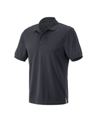 STRAUSS Performance Polo Shirt in black on a plain product background