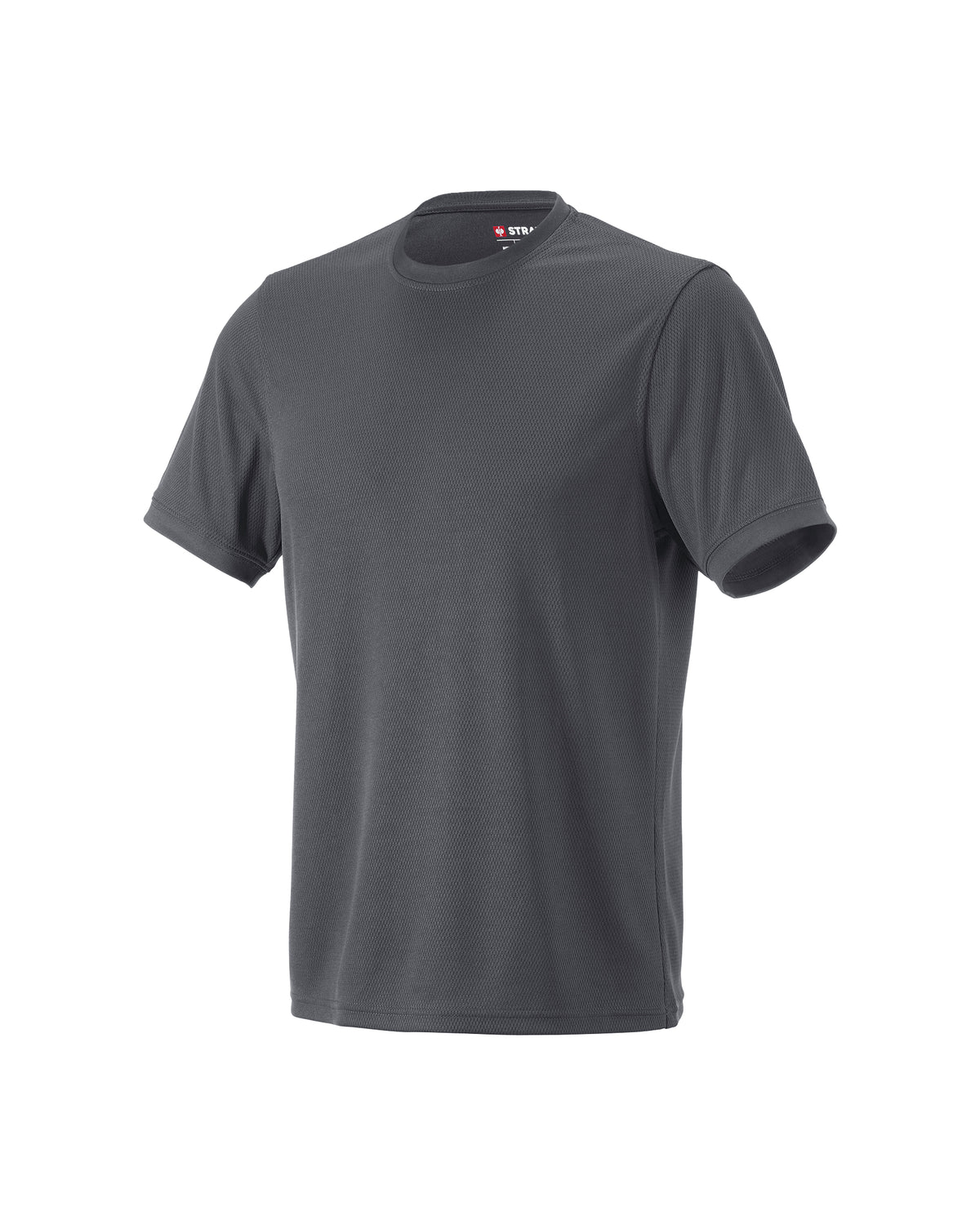 STRAUSS Performance T-Shirt in carbon gray on a plain product background