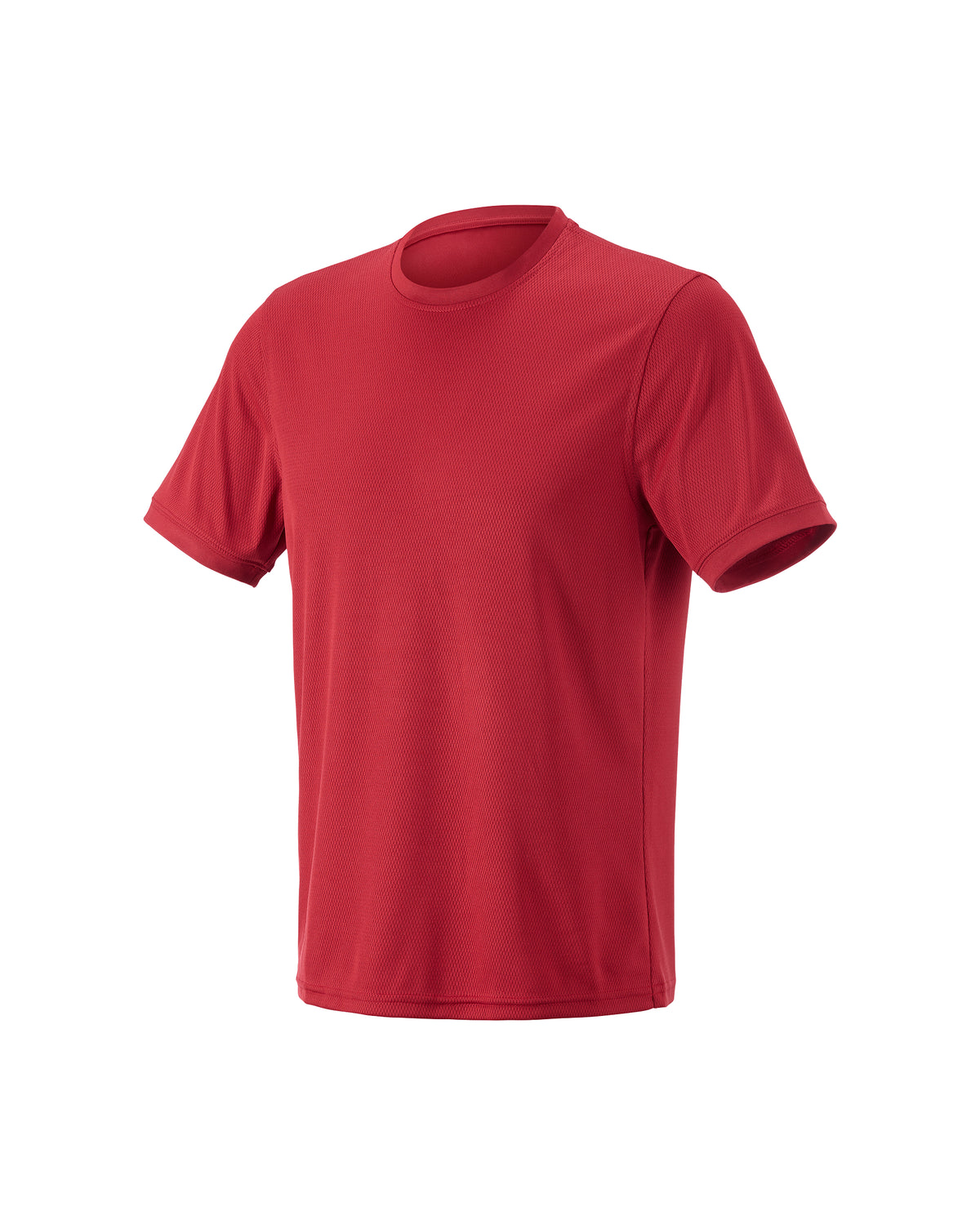 STRAUSS Performance T-Shirt in fire red on a plain product background