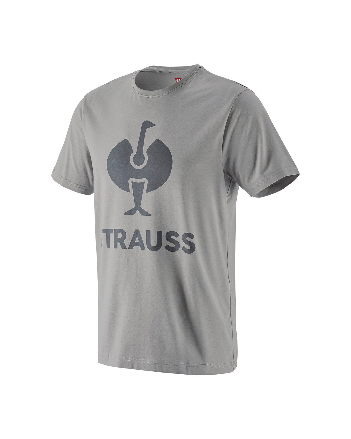 STRAUSS T-Shirt e.s.concrete in pearl gray on a plain product background