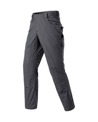 STRAUSS Double Front Ripstop Cargo Work Pants e.s.e:pic in carbon gray, front view