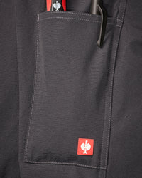 Close-up of stretch fabric and seams on Women's Leggings e.s.e:pic in black