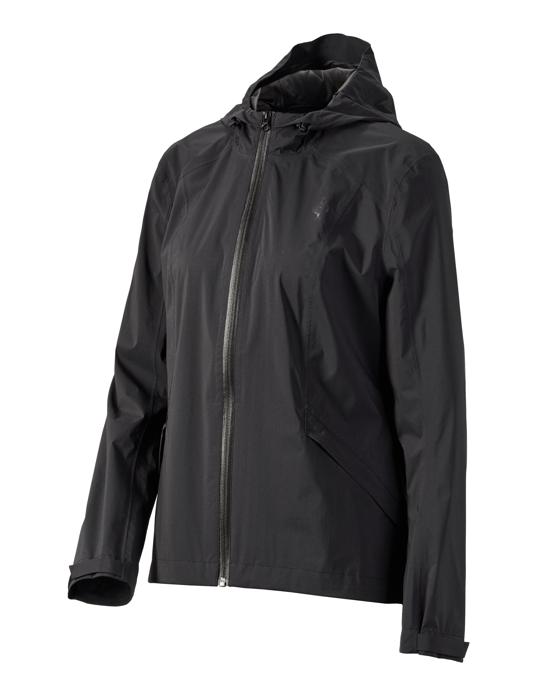 STRAUSS women's e.s.trail light pack windbreaker in black