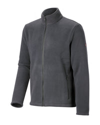 STRAUSS full-zip fleece jacket in carbon gray