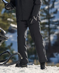 Functional Snow Pants e.s.trail pure in black worn in a work setting