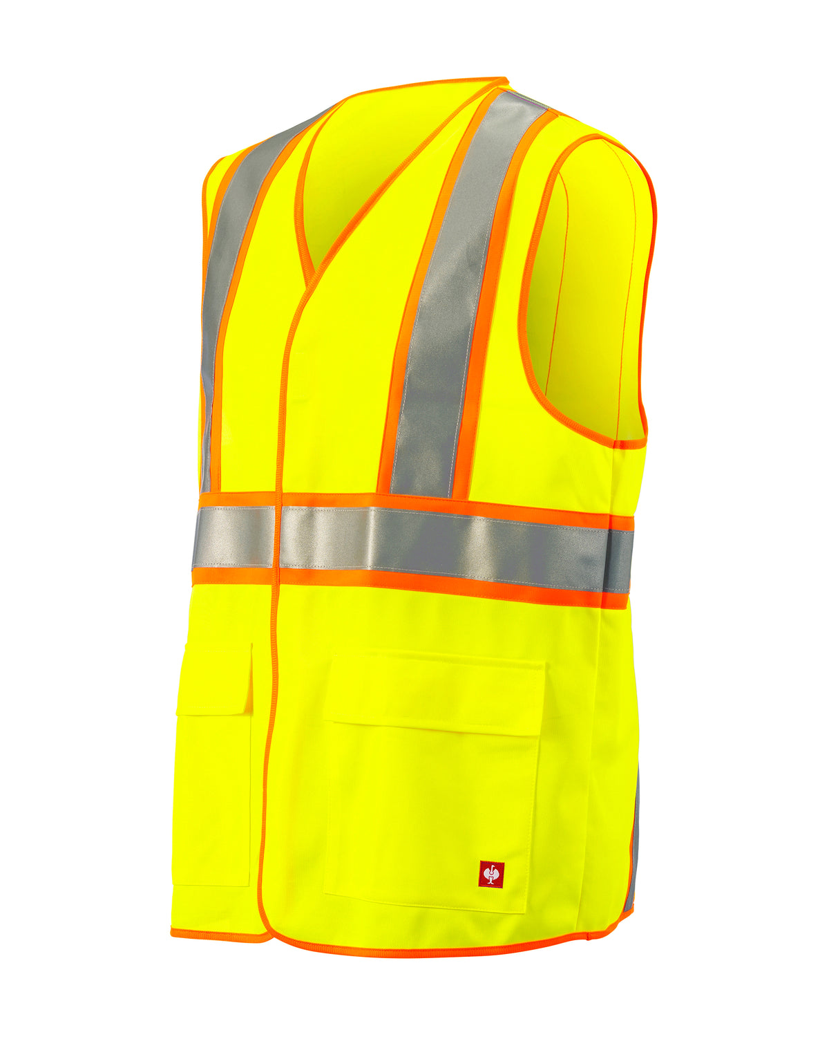 STRAUSS high visibility vest in neon yellow