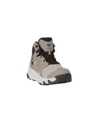 STRAUSS Rimini 6-inch Soft Toe Boot in Dolphin gray and Crystal gray, front three-quarter view