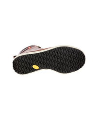 Outsole tread view of the STRAUSS Boulder 6-inch Soft Toe Boot in Red brown