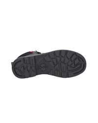 Outsole tread view of the STRAUSS Ridgewood 6-inch Soft Toe Boot in Carbon gray