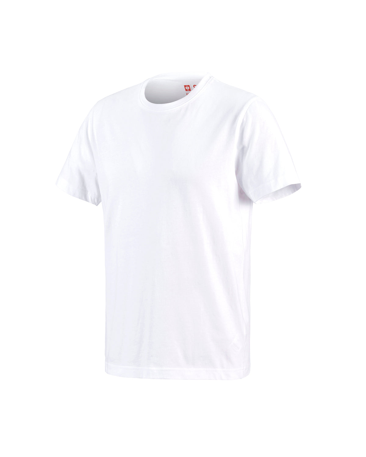 STRAUSS Cotton T-Shirt in white on a plain product background