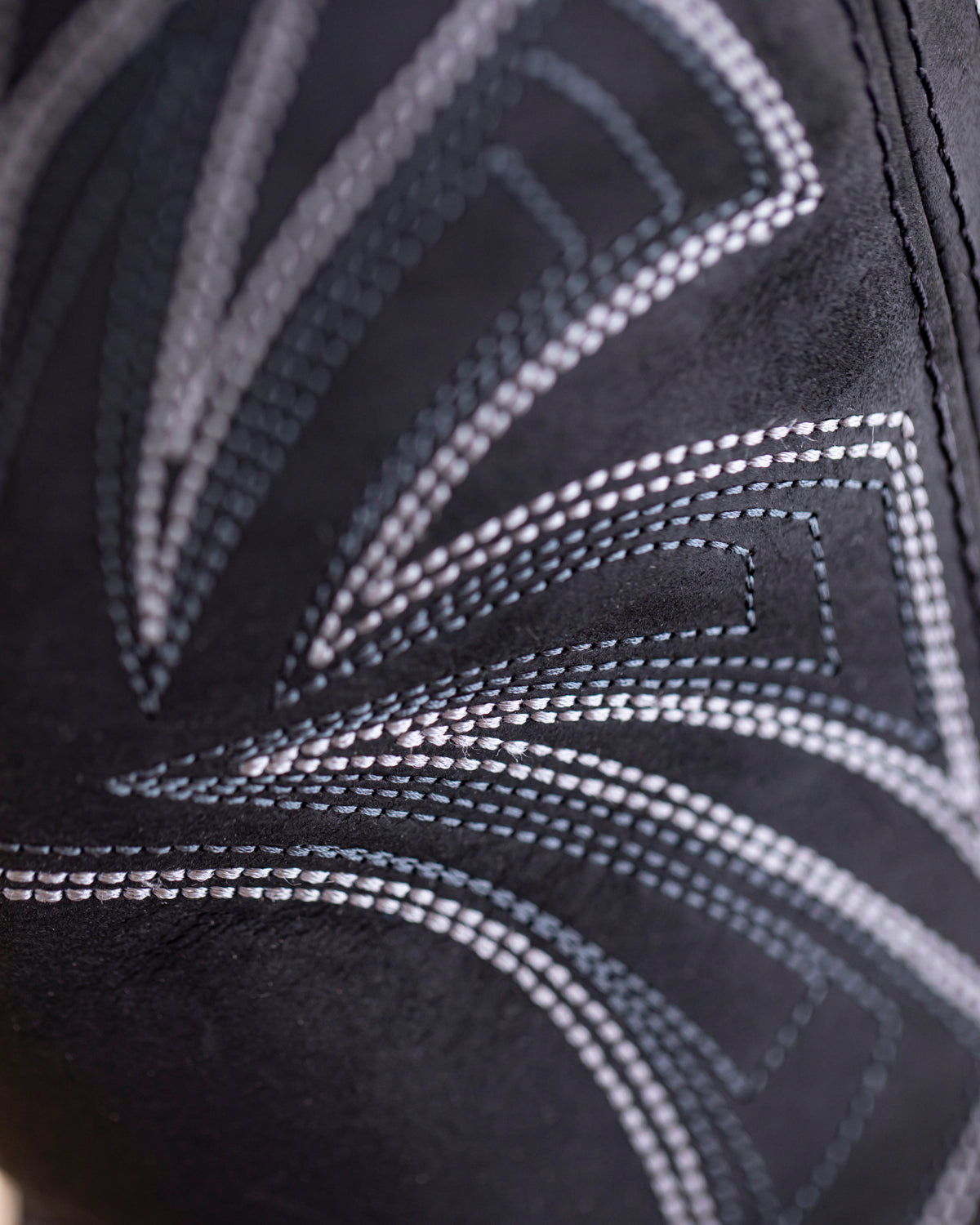 Close-up of the Doonan 12-inch Composite Toe Work Boot material