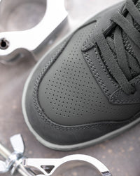 Close-up of the Eindhoven 6-inch Steel Toe Work Boot steel toe area