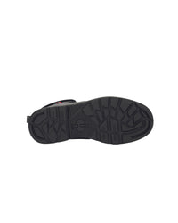 Outsole tread view of the STRAUSS Woodside 6-inch Steel Toe Work Boot in Carbon gray