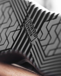 Close-up of the Queenstown 6-inch Steel Toe Work Boot outsole tread and traction pattern