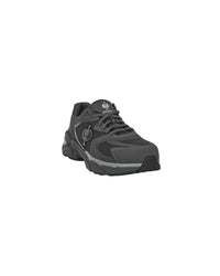 STRAUSS St. Louis Composite Toe Work Shoe in Carbon gray, front three-quarter view