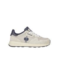 STRAUSS Canberra Steel Toe Work Shoe in Silver, side profile view