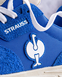 Close-up of the Canberra Steel Toe Work Shoe material