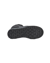 Outsole tread view of the STRAUSS Murcia 6-inch Steel Toe Work Boot in Carbon gray and Black