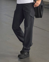 Lifestyle view of Women's Utility Cargo Work Pants in black during work