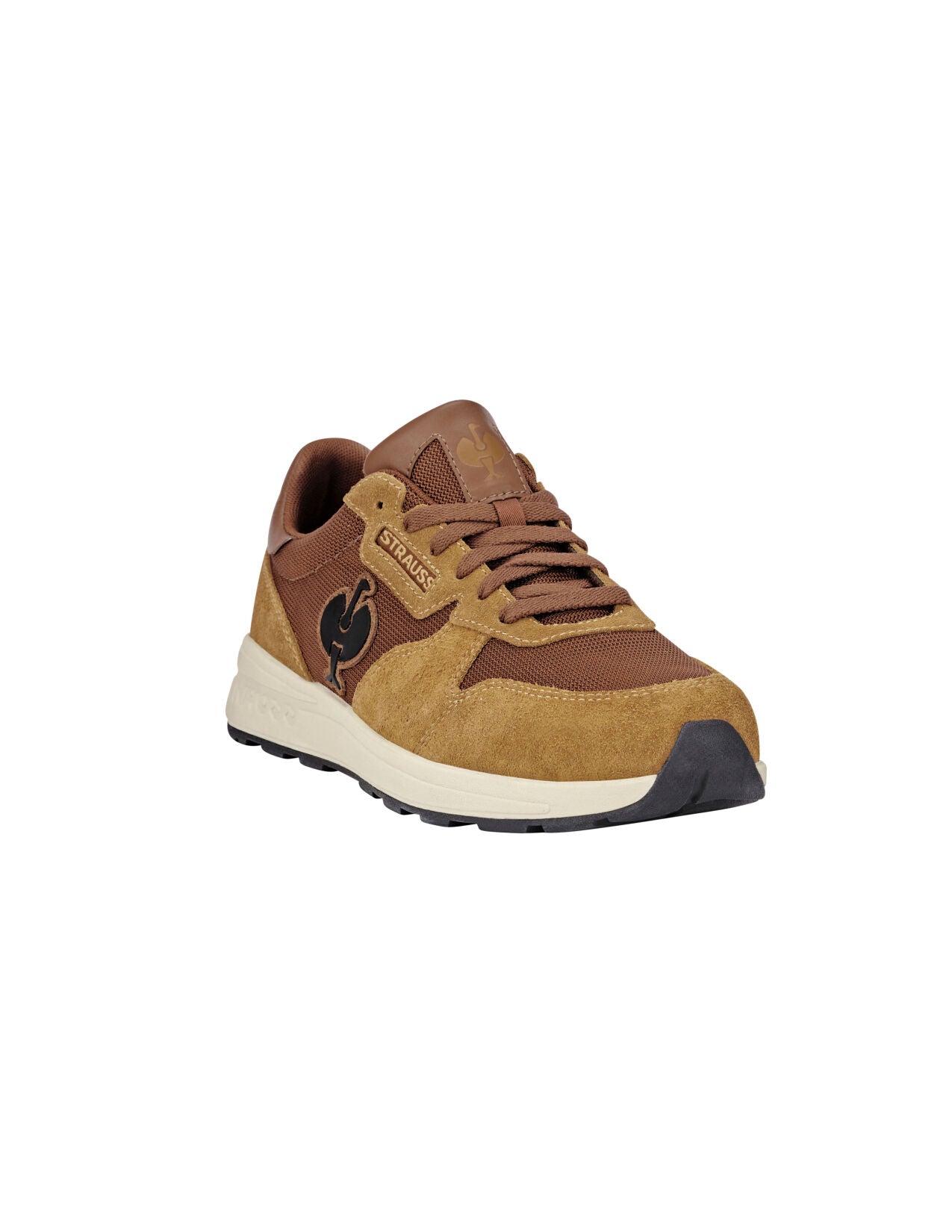 Canberra Low Safety Toe Work Shoe, desertbrown