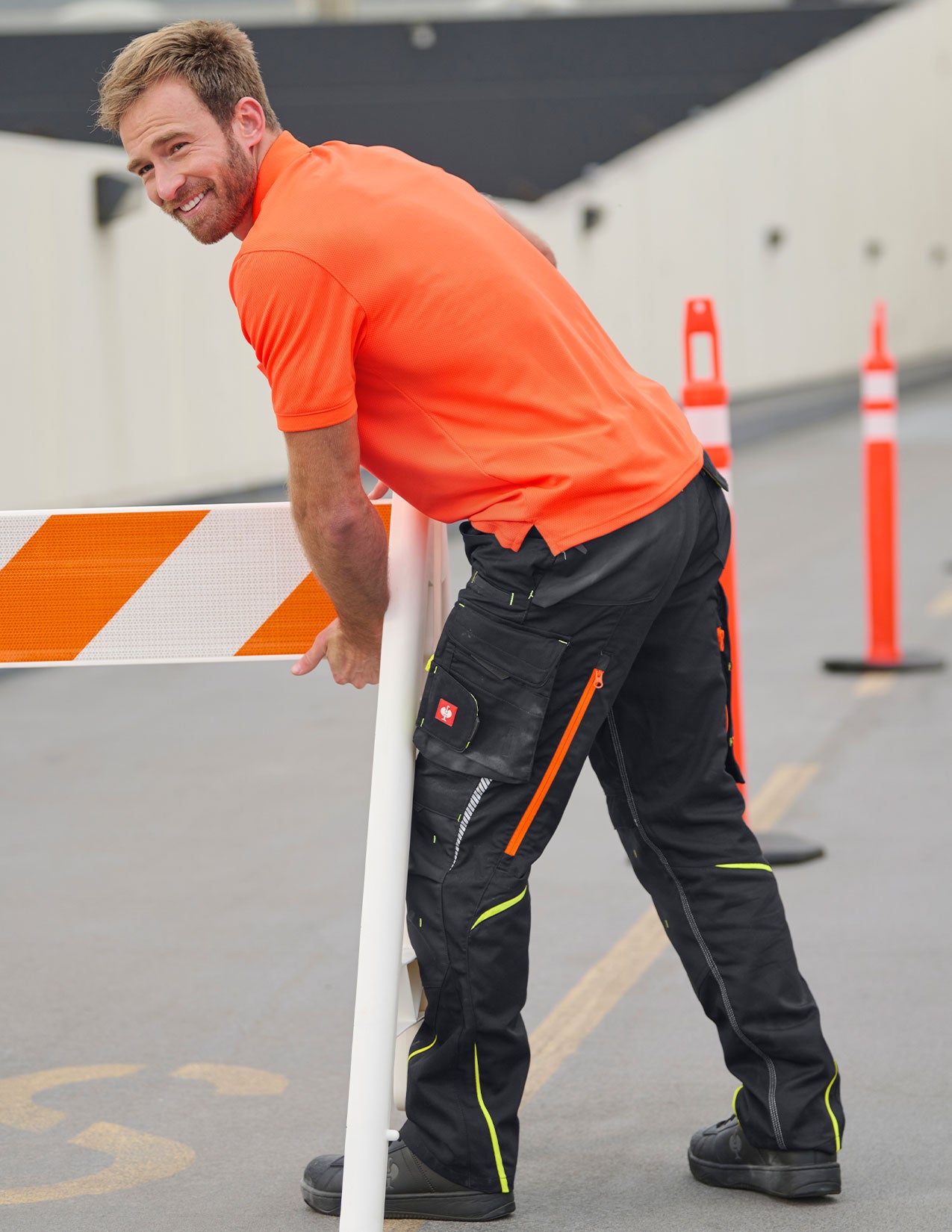 Enhanced Visibility performance Polo Shirt