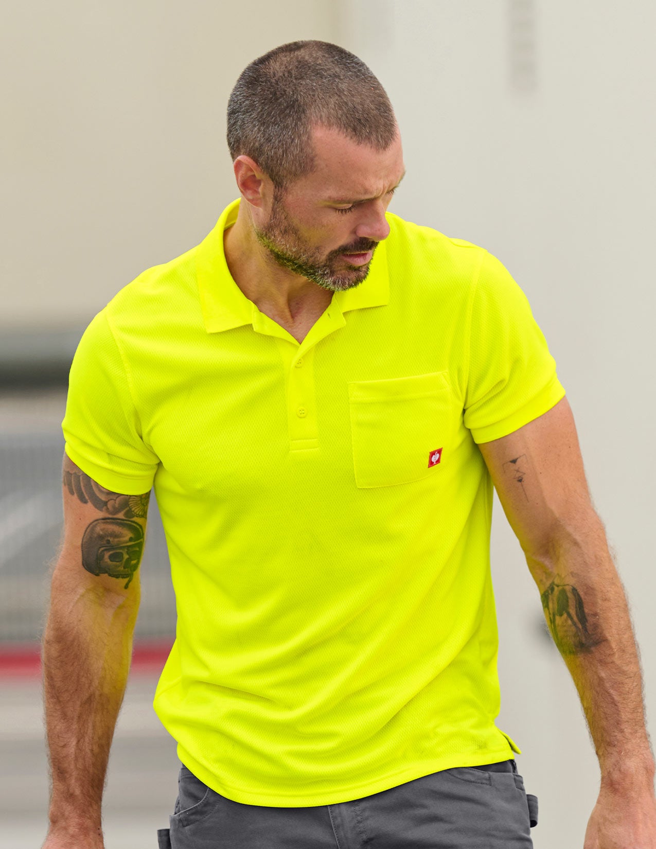 Enhanced Visibility performance Polo Shirt