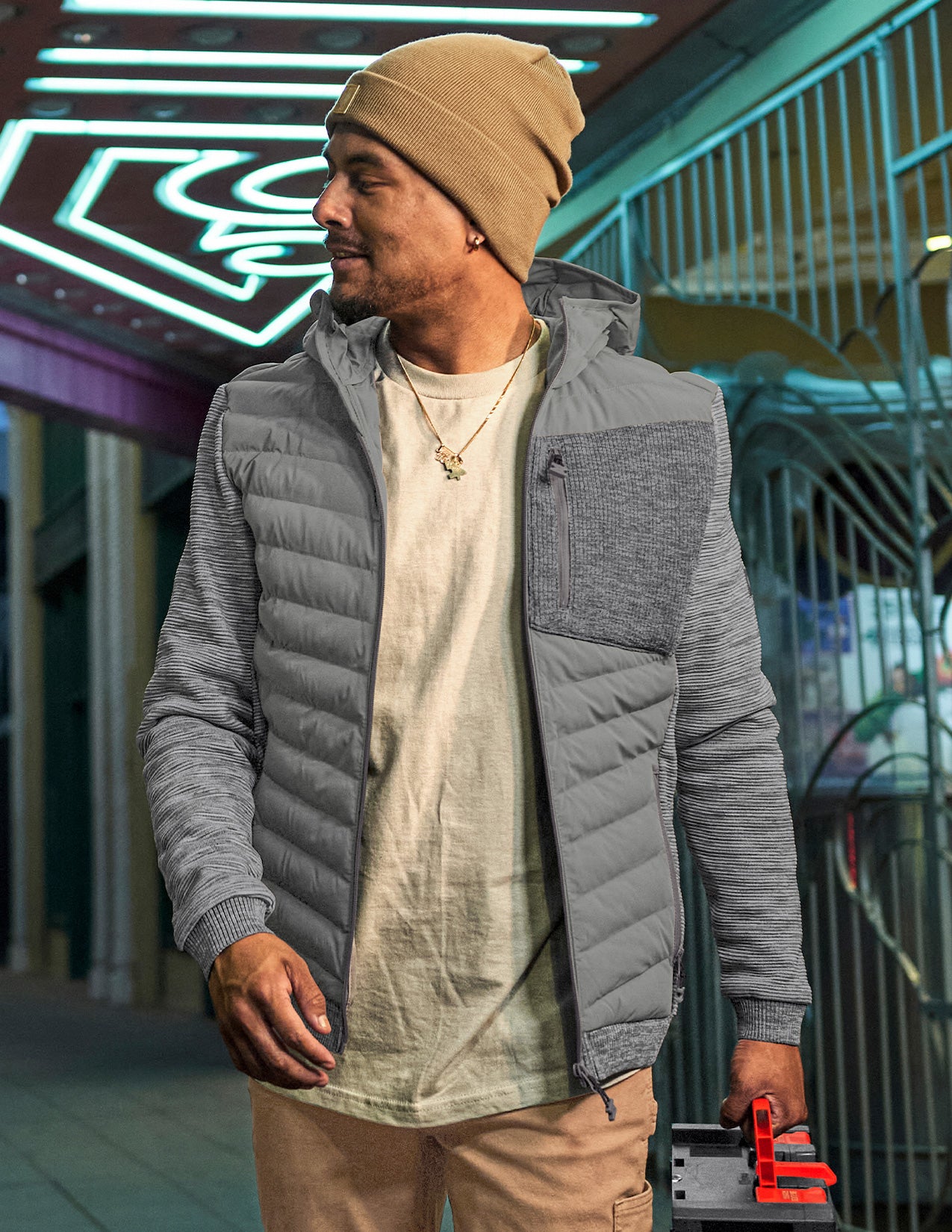 Hybrid Hooded Jacket e.s.motion ten