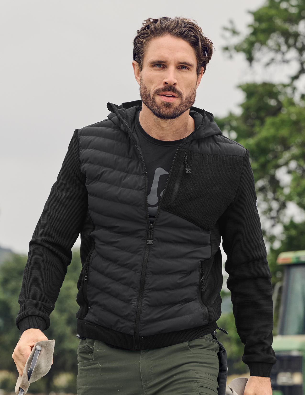 Hybrid Hooded Jacket e.s.motion ten