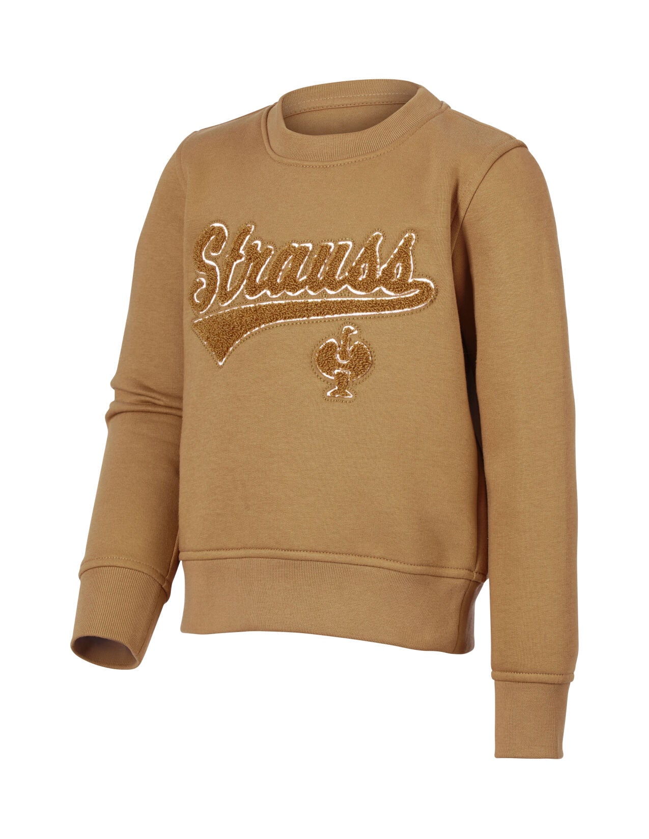 Kids Artwork Crew Neck Sweatshirt e.s.epic, almondbrown