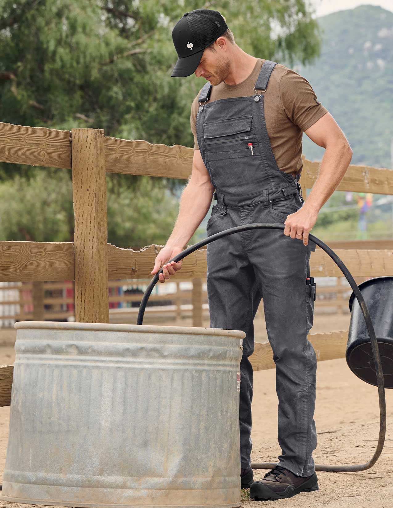 Multipocket Work Bib Overalls e.s.vintage