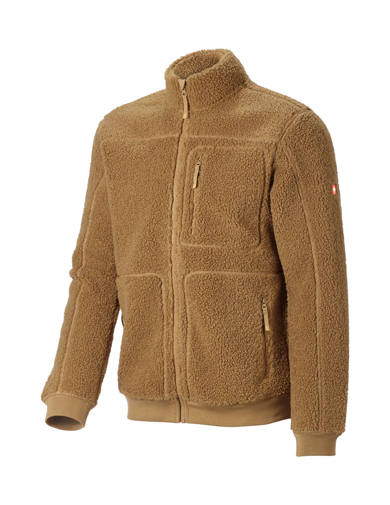 Sherpa Fleece Jacket e.s.e:pic, almondbrown