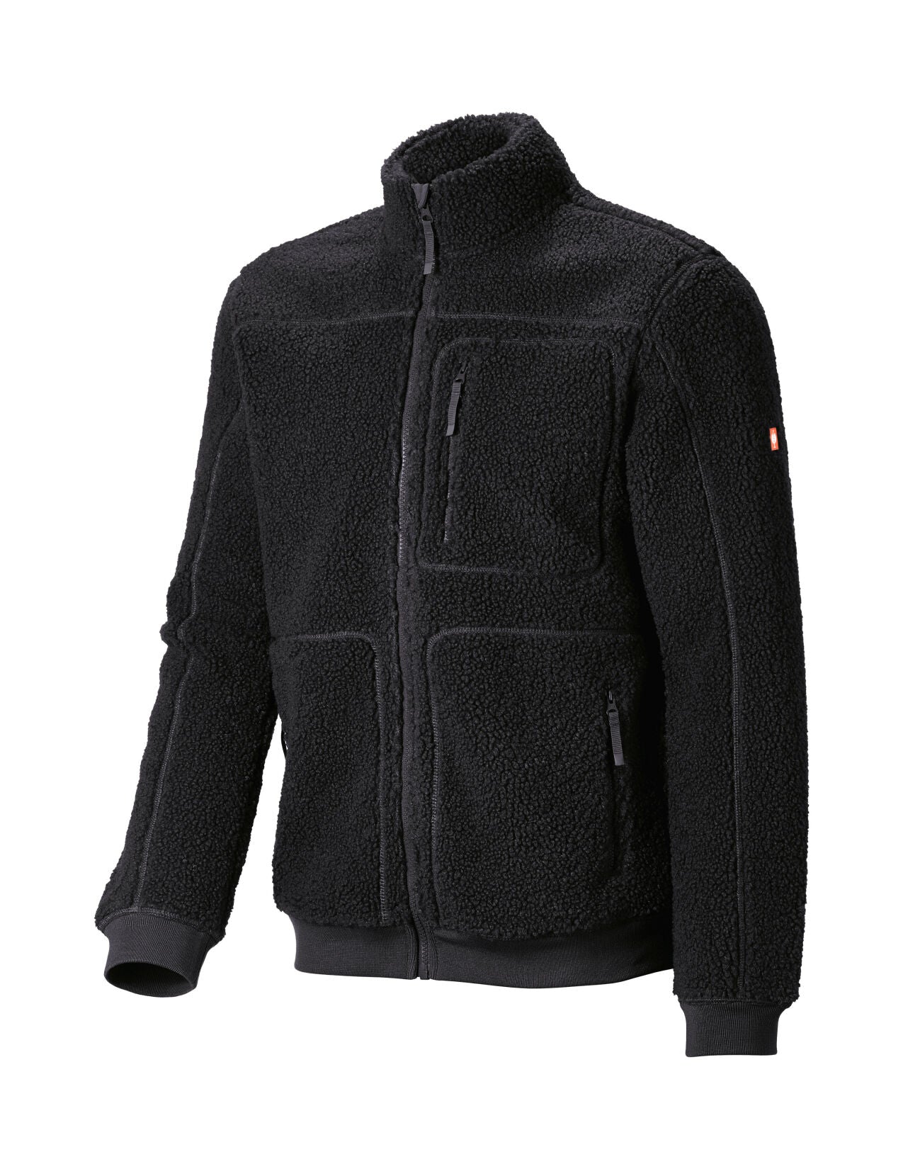 Sherpa Fleece Jacket e.s.e:pic, black