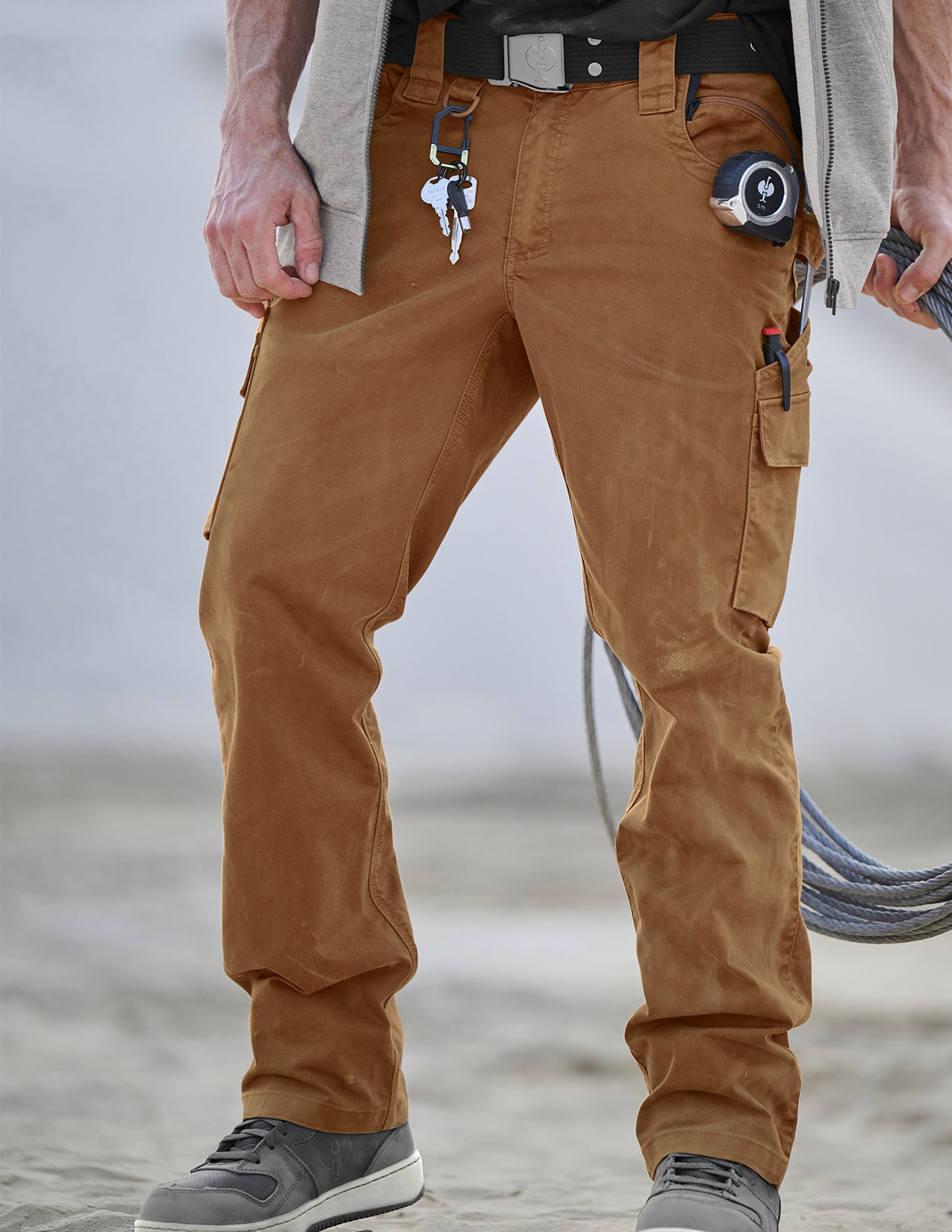 Twill Cargo Work Pants e.s.e:pic