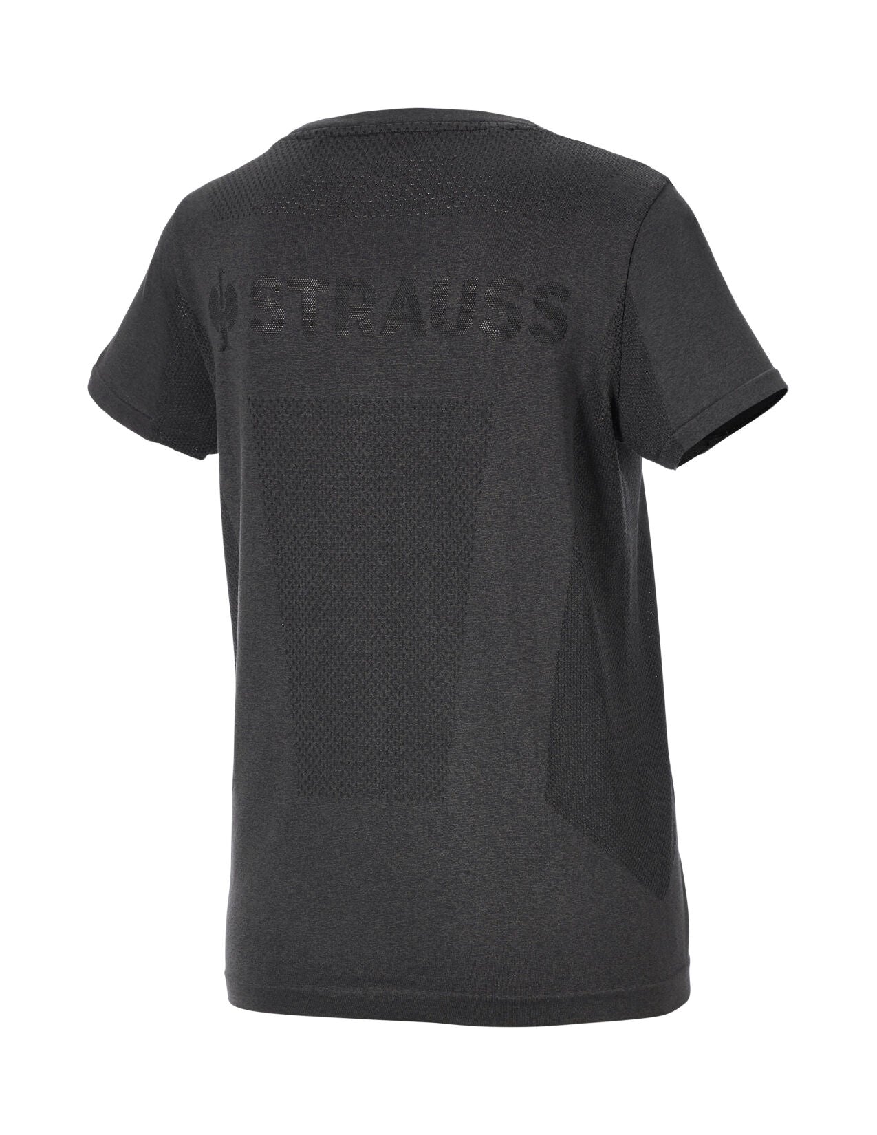 Women's Seamless Tee e.s.trail pure, black melange