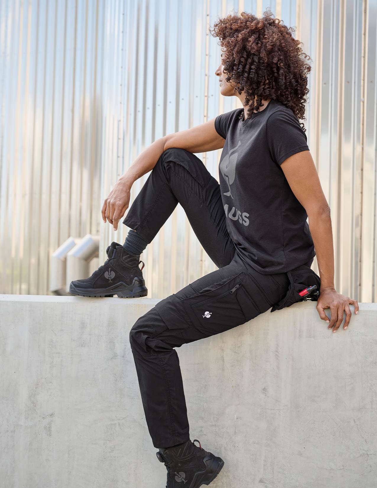 Women's Work Pants e.s.concrete light
