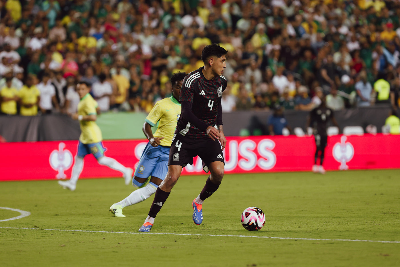player of team mexico in a match