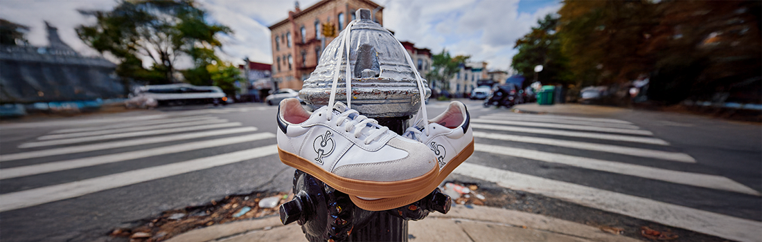 two pair of safety footwear