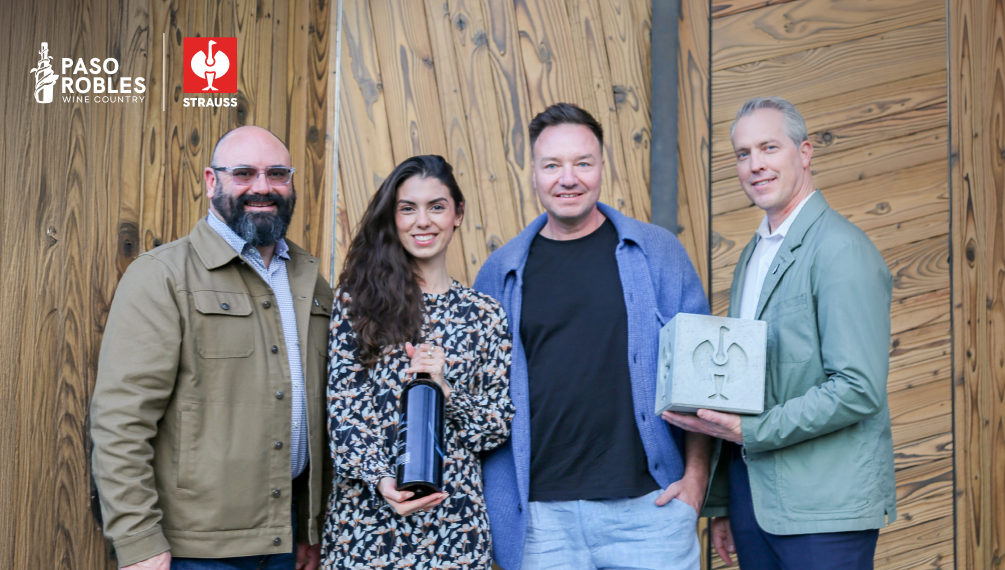 Henning Strauss and people from Strauss and Paso Robles Wine Country