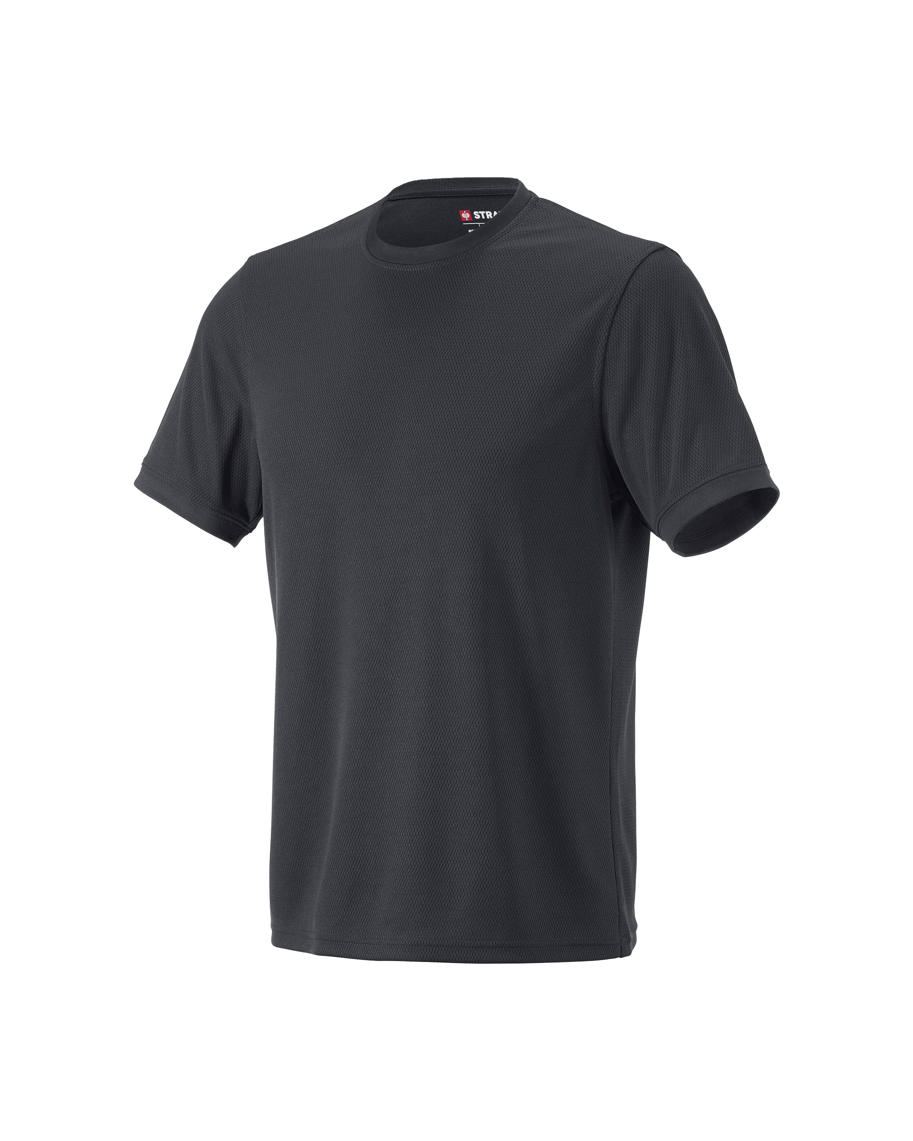 STRAUSS Performance T-Shirt in black on a plain product background