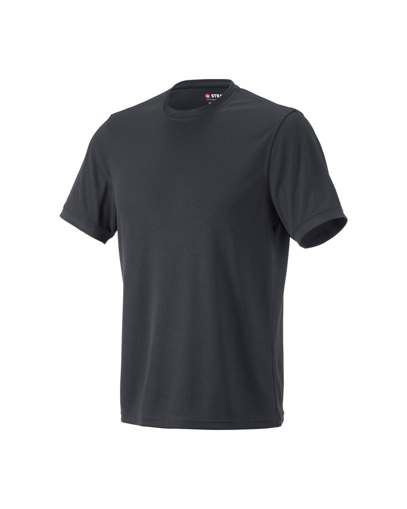 STRAUSS Performance T-Shirt in black on a plain product background