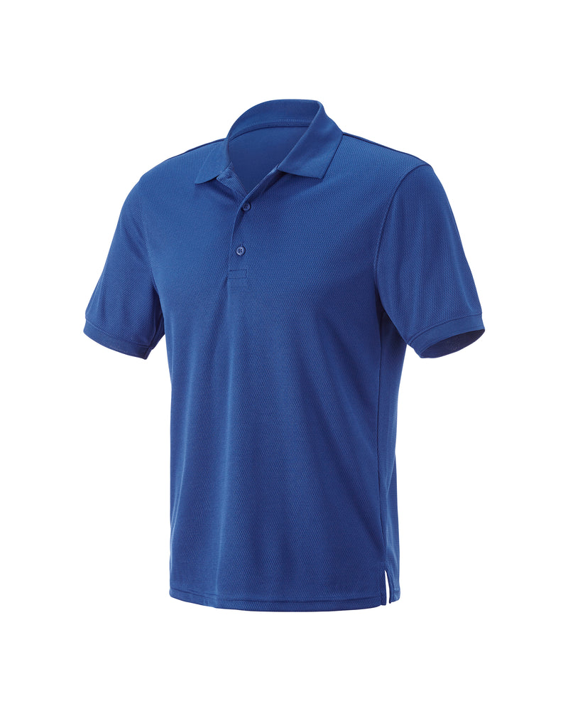 STRAUSS Performance Polo Shirt in royal blue on a plain product background