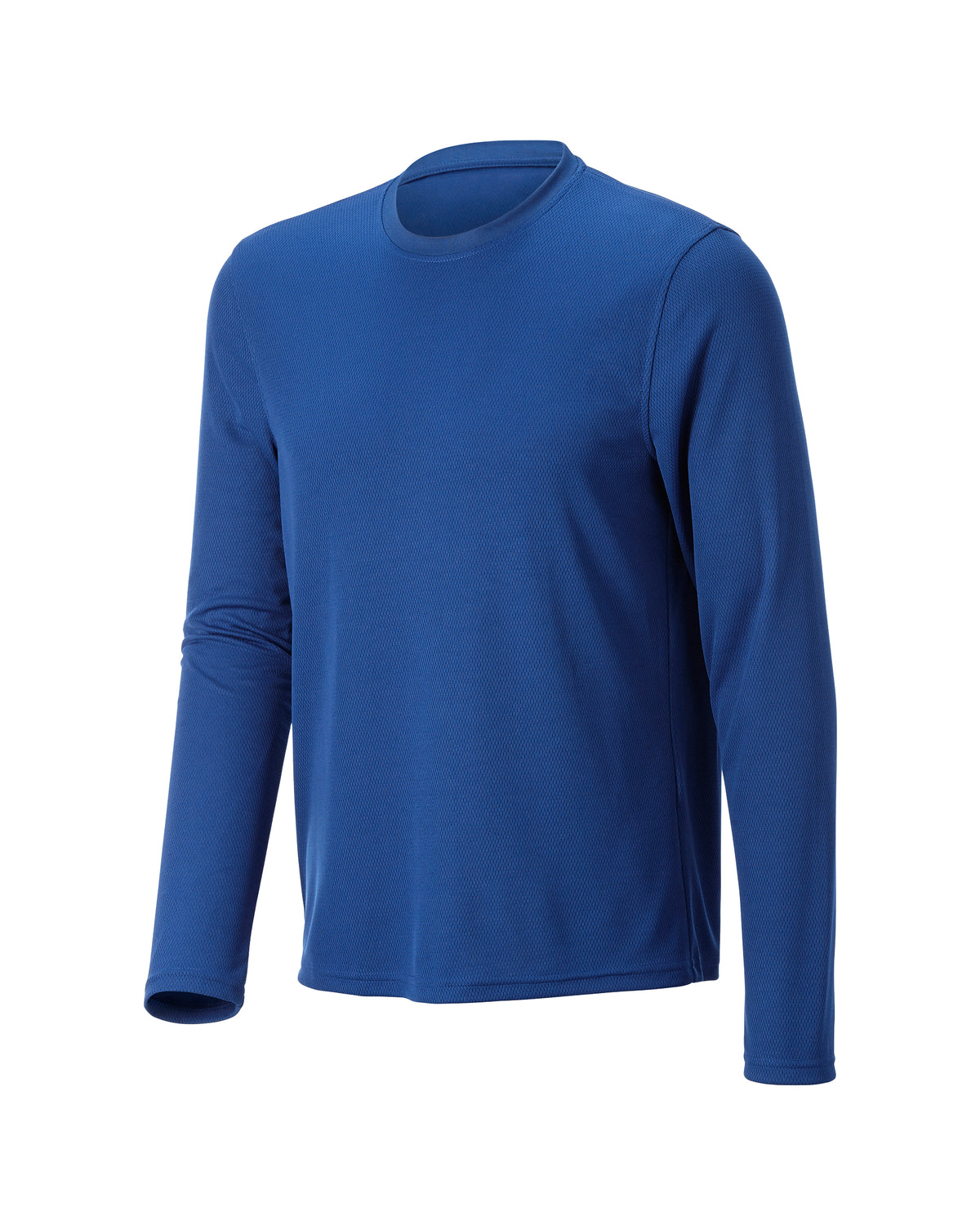 STRAUSS Performance Long Sleeve Shirt in royal blue on a plain product background