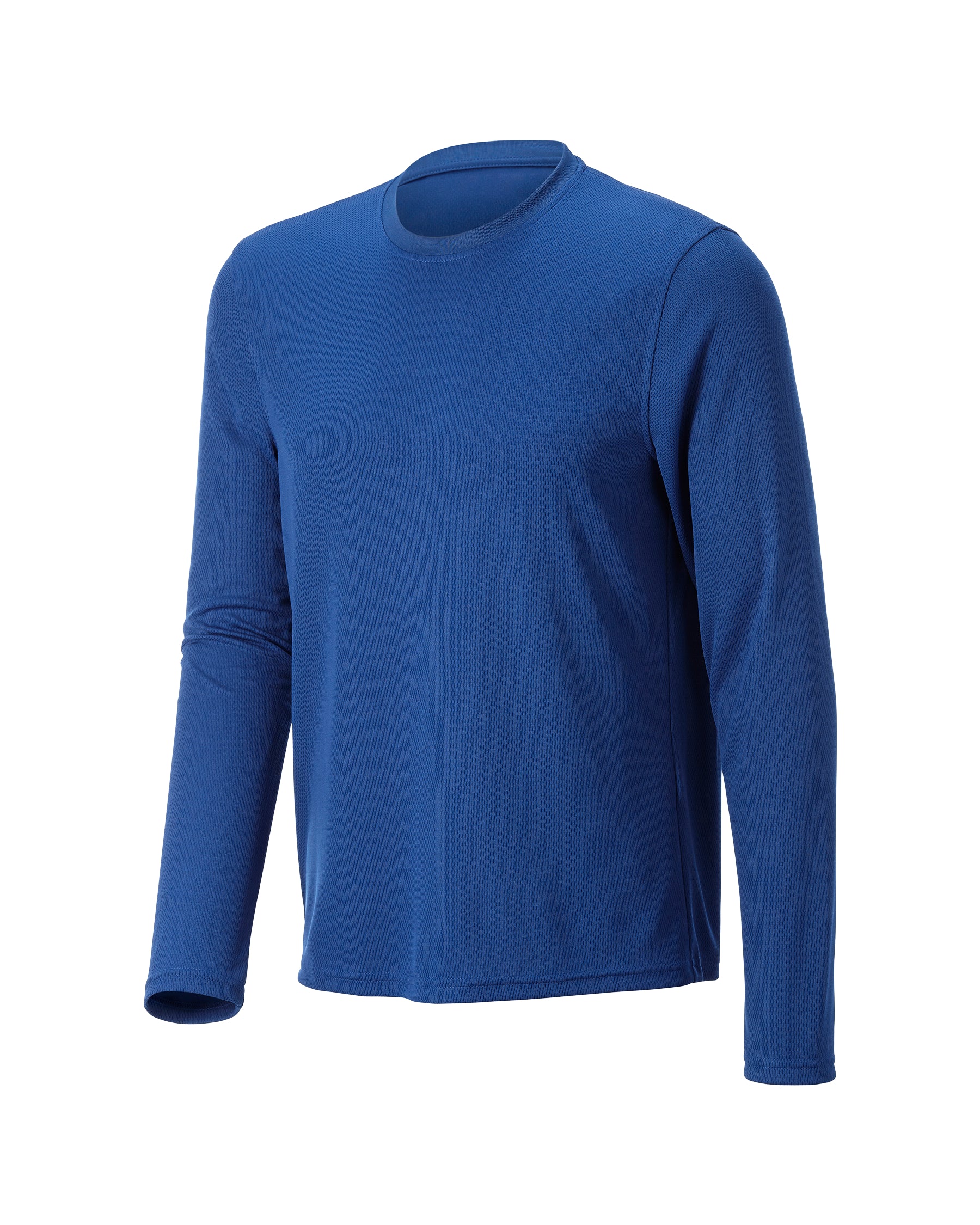 STRAUSS Performance Long Sleeve Shirt in royal blue on a plain product background