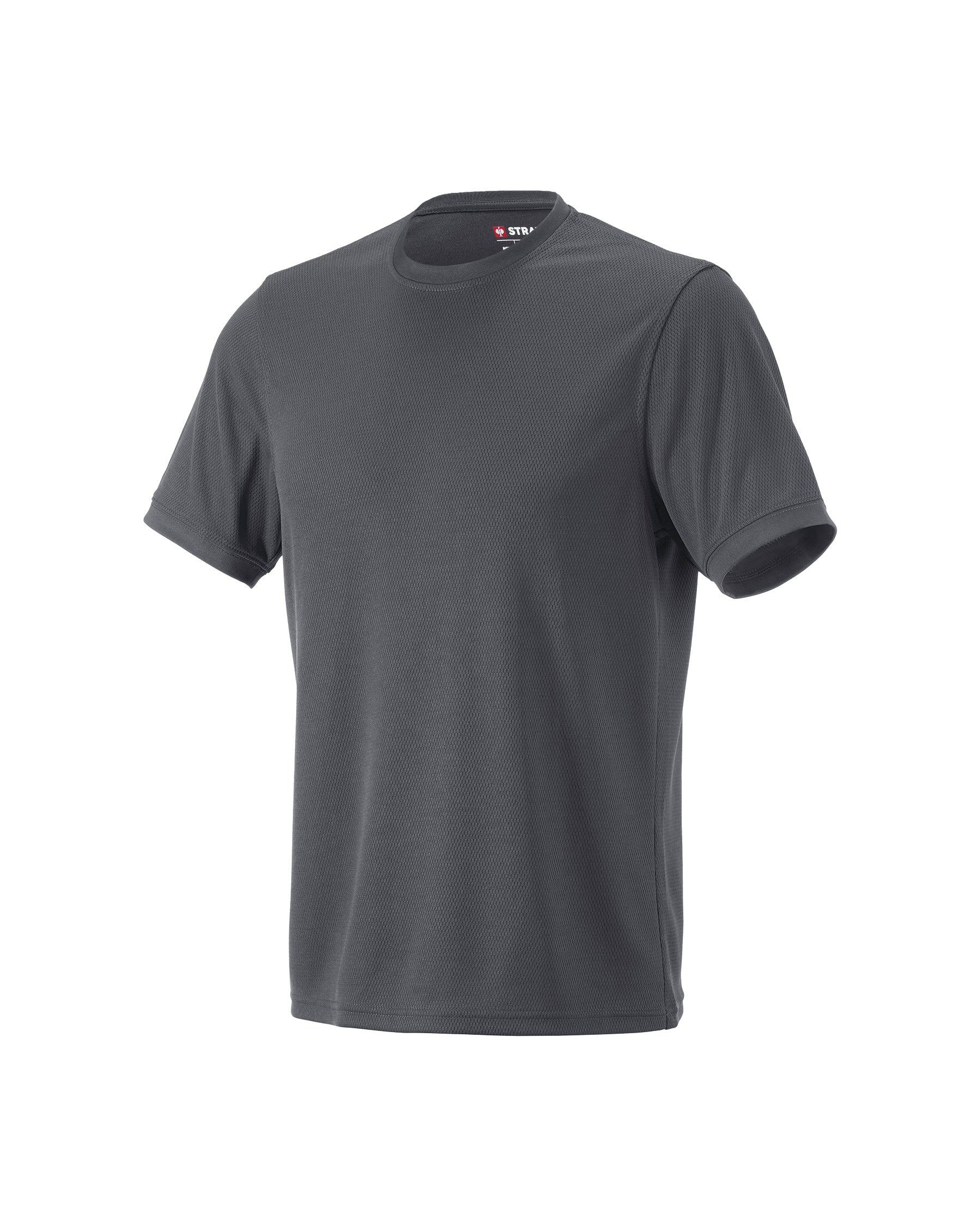 STRAUSS Performance T-Shirt in carbon gray on a plain product background