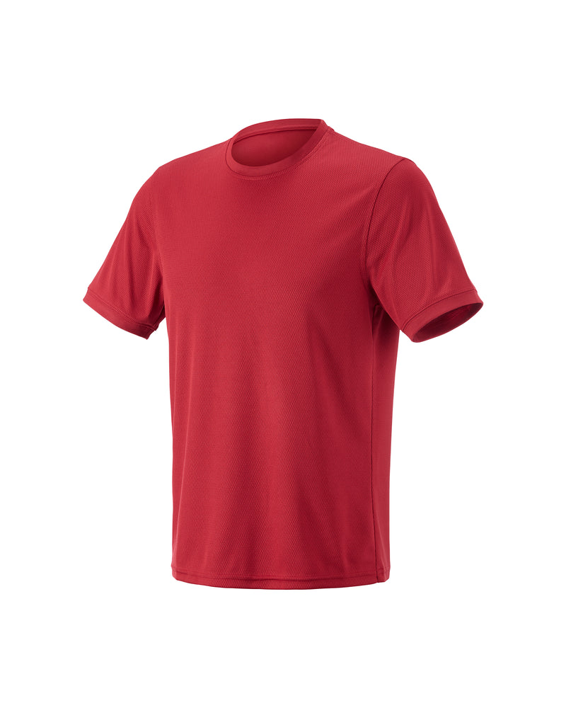STRAUSS Performance T-Shirt in fire red on a plain product background
