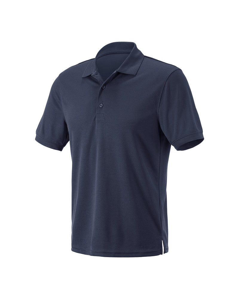 STRAUSS Performance Polo Shirt in nero blue on a plain product background