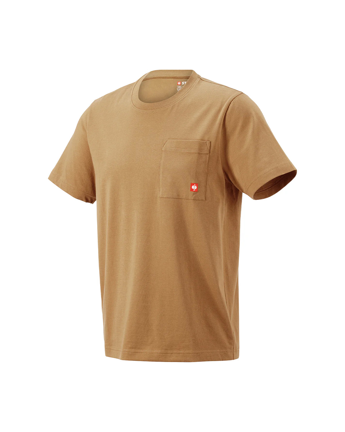 STRAUSS Pocket T-Shirt e.s.iconic in almond brown on a plain product background