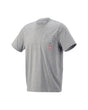 STRAUSS Pocket T-Shirt e.s.iconic in gray melange on a plain product background
