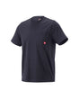 STRAUSS Pocket T-Shirt e.s.iconic in nero blue on a plain product background