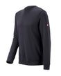 STRAUSS e.s.iconic crew neck sweatshirt in nero blue, front view